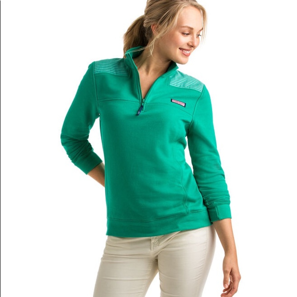 Vineyard Vines Green Oxford Shep Shirt